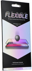 Apple iPhone 13 / 13 Pro / 14 / 16e, Kijelzővédő fólia, ütésálló fólia, Tempered Glass (edzett üveg), 5D, Full Glue, Nano Flexi Glass, fekete