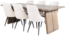  Étkezőgarnitúra Dallas 1807 (Fekete + Bézs)