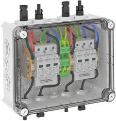 Obo Bettermann 5088556 PVG-C1000S110 napelemes csatlakozódoboz T2 2x1 PV-String 2 WR-MPP+MC4 1000V DC (5088556)