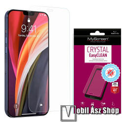 MyScreen CRYSTAL BacteriaFREE képernyővédő fólia - CRYSTAL - 1db, törlőkendővel, antibakteriális, A képernyő sík részét védi! - APPLE iPhone 12 mini