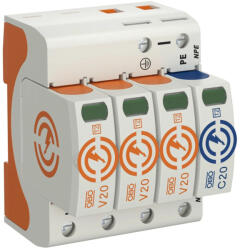 Obo Bettermann 5095253 V20-3+NPE-280 SurgeController V20 3+1 kivitel 280V (5095253)