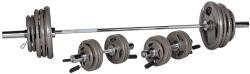 inSPORTline Olimpiai súlyzó szett inSPORTline Hamerton 180 cm+50 cm/50 mm 150kg (3565-150KG-SET)