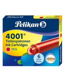 Pelikan Tollbetét tintapatron PELIKAN 6db/doboz, piros (00301192)