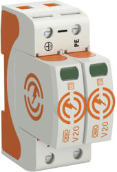 Obo Bettermann 5095162 V20-2-280 SurgeController V20 kétpólusú kivitel 280V (5095162)