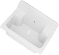 Gamma Manta fali kézmosó, fehér, beépíthető (KGR56-WH)