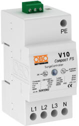 Obo Bettermann 5093382 V10 COMPACT-FS V10 Compact túlfeszültségvédelem távjelzéssel 255V (5093382)