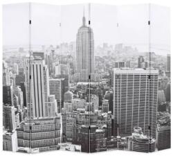  VID paraván 228 x 180 cm New York, fekete-fehér