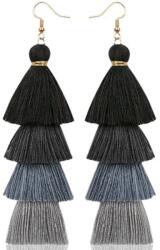  QU-32600 Fülbevaló - Fekete