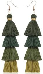  QU-32605 Fülbevaló - Zöld