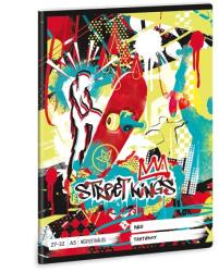 Ars Una A5-ös kockás füzet - Street Kings