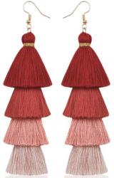  QU-32604 Fülbevaló - Piros