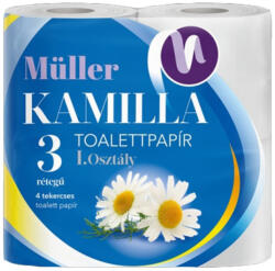 Müller wc-papír 4 tekercs 100 lap 3 réteg - Kamilla