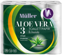 Müller wc-papír 24 tekercs 100 lap 3 réteg - Aloe vera