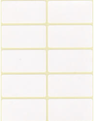 Etikett címke, 25x50mm, 6 lap, 10 címke/lap - bolt