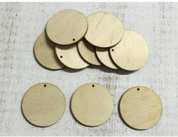  Kör lap lyukkal 5cm 10db/csomag - feliratként és tábladíszként