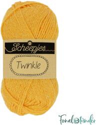 Scheepjes Twinkle 936 - csillogó napsárga pamut fonal