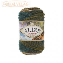 alize BURCUM BATIK -Födzöld-sötét türkiz melír - 4684