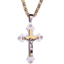 HARAHU VE-32560 Férfi Nyakék - Arany/Ezüst KP32560