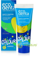 Ecodenta Pasta de Dinti Impotriva Cariilor pentru Copii 6+ Color Surprize 75ml