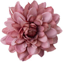 Valex Decor Dália selyemvirág fej, 8cm - Sötét rózsaszín (AF121-03)