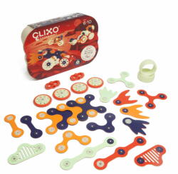 Clixo Clixo® joc magnetic de construit - Vehicule spatiale ( 30 piese) (CL-MARS-OB-1) - educlass