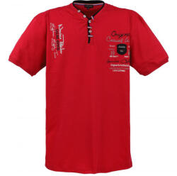 LAVECCHIA tricou bărbătesc 2042 oversize Rosu 4XL