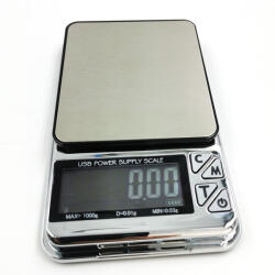 JADO CD-123 Microbalanță digitală până la 1000g/0.01g cu alimentare USB