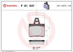 BREMBO Bre-p61037 (p 61 037)