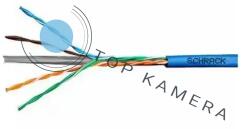Schrack U/UTP Cat. 6, HSKU423P15, 4x2xAWG23/1, 300MHz, PVC, Eca, kék (HSKU423P15)