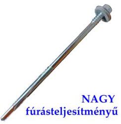 CSAVAR Szendvicspanel csavar 6, 3 / 5, 5x150 nagy fúrásteljesítményű EPDM alátéttel