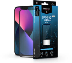 MyScreen Apple iPhone 13/13 Pro/14/14 Pro/16e edzett üveg képernyővédő fólia - MyScreen Protector Diamond Glass Lite Edge2.5D Full Glue - black