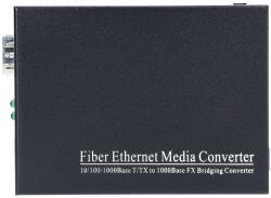 Extralink SEDIR FIBER ETHERNET MEDIA CONVERTER 1X SFP 1GB 1X RJ45 1GB - MC220 - Converter - Glasfaser (LWL) convertoare media pentru rețea Intern 1000 Mbit/s 1 nm Negru (EX.3296)