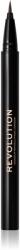 Revolution Hair Stroke Brow Pen szemöldök fixáló árnyalat Dark Brown 0.5 ml