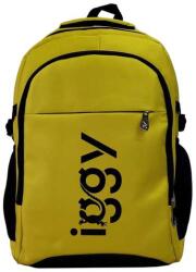 IGGY Rucsac IGGY RIDER, pentru notebook de maxim 15.6″, 2 compartimente, buzunar frontal, water-resistant, poliester, Galben/Negru (IGBP-RIDER)