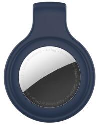 Gigapack Szilikon Apple AirTag tok (övre csiptethető, kék) (GP-109643)