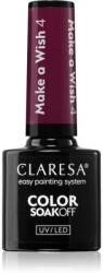 Claresa SoakOff UV/LED Color Make a Wish géles körömlakk árnyalat 4 5 g