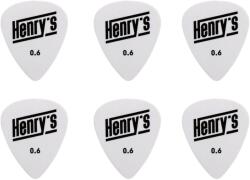 Henry’s Deltone pengetők, STANDARD, 0.60 mm, fehér, 6 db (HEDEL60)