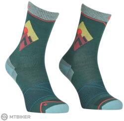 ORTOVOX Ws Alpine Light Compression Mid női zokni, csendes-óceáni zöld (EU 42-44)
