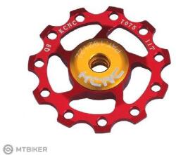 KCNC váltógörgő, 11 fog, piros