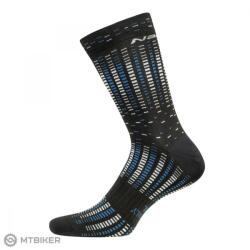 Nalini B0W COOLMAX SOCKS zokni, fekete/kék (L-XL)