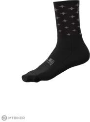 ALÉ STARS SOCKS zokni, fekete/galambszürke (S (EU 36-39))