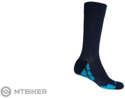 Sensor HIKING MERINO zokni, fekete/kék (9/11 (EU 43-46))