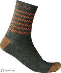 Castelli GO 15 zokni, katonai zöld (SM)