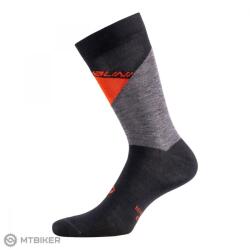 Nalini B0W Gyapjú zokni, sötétkék/piros (2XL)