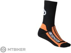 Sensor TREKING MERINO zokni, fekete/narancs (3/5 (EU 35-38))