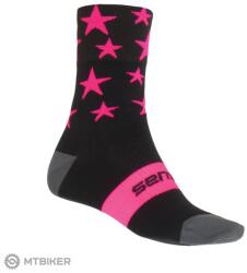 Sensor Stars zokni, fekete/rózsaszín (6/8 (39-42))