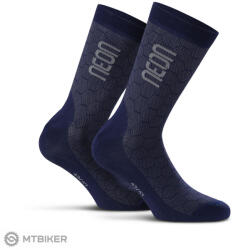 Neon 3D zokni, világoskék/kék (M (39-42))