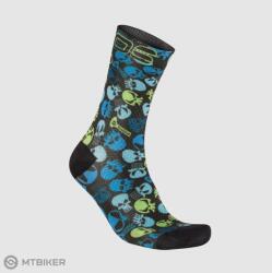 Karpos GREEN FIRE zokni, fekete/atollo/zöld fluo (M/L (40-43))