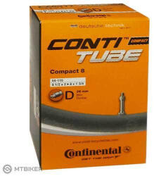 Continental Compact 8x0, 5 - 8x1, 75 tömlő, Dunlop szelep 26 mm (dunlop szelep 26 mm)