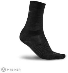 Craft CORE Wool Liner zokni, 2 pár, fekete (EU 34-36)